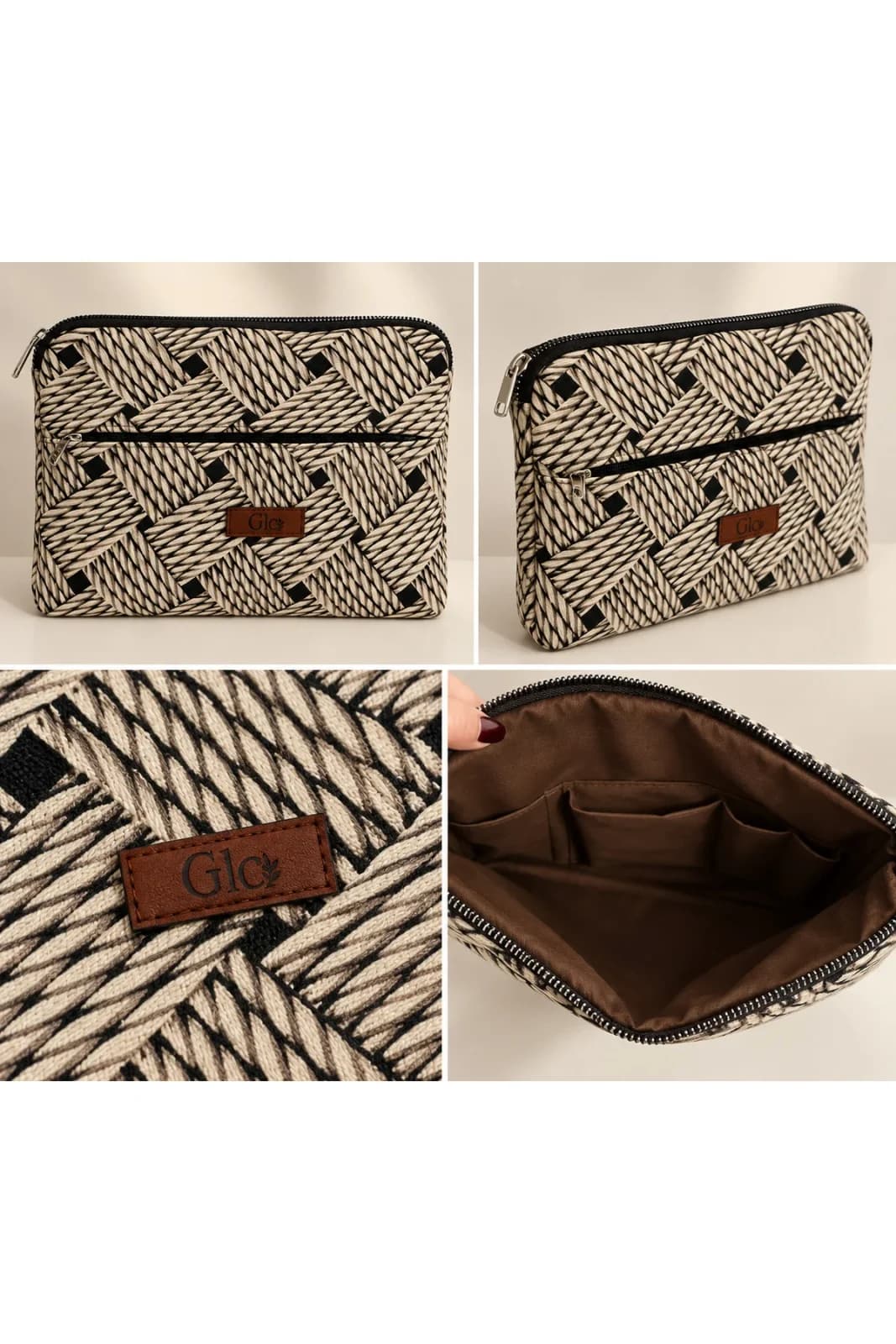 GLC Moda Desenli Fermuarlı iPad ve Tablet Çantası - Görsel 2