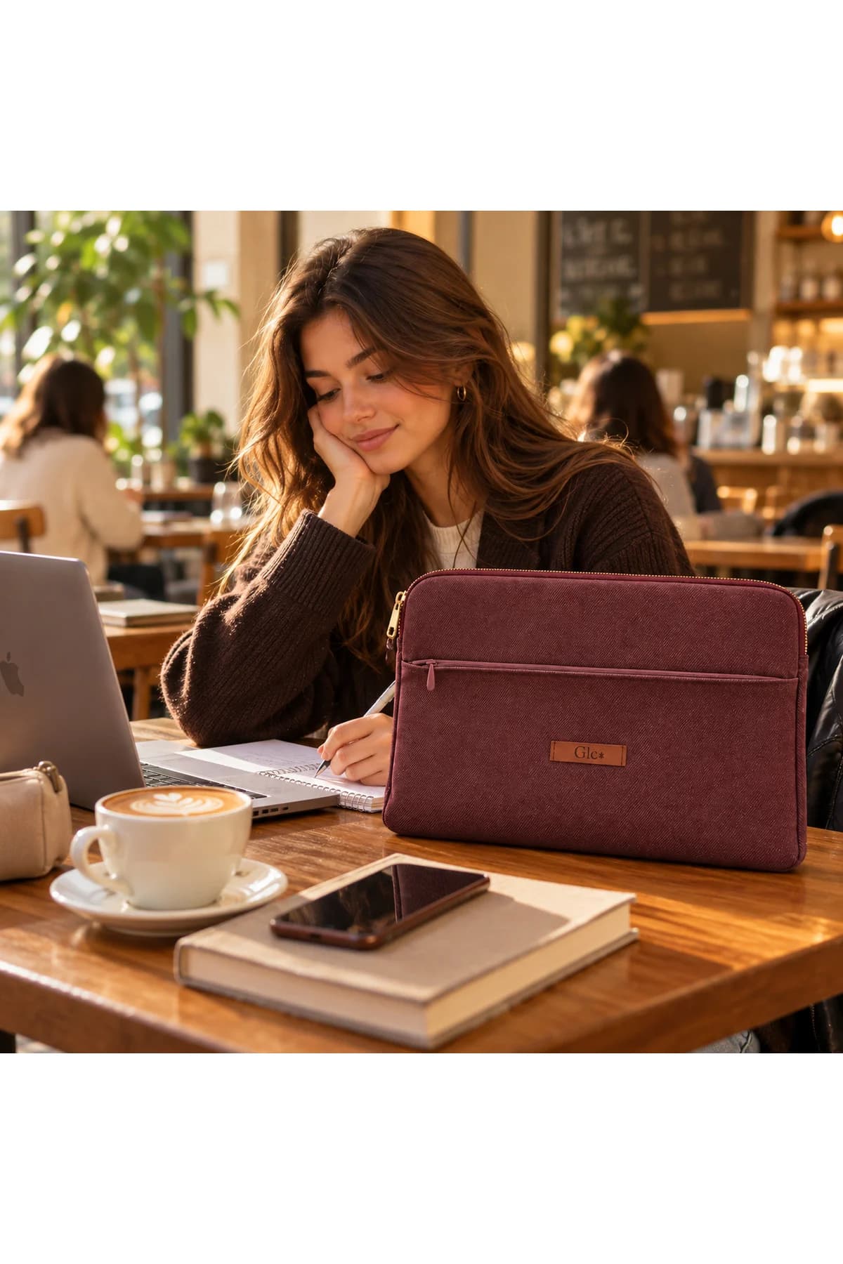 GLC Moda Mürdüm 13 inc 27*33 Laptop & Tablet Çantası